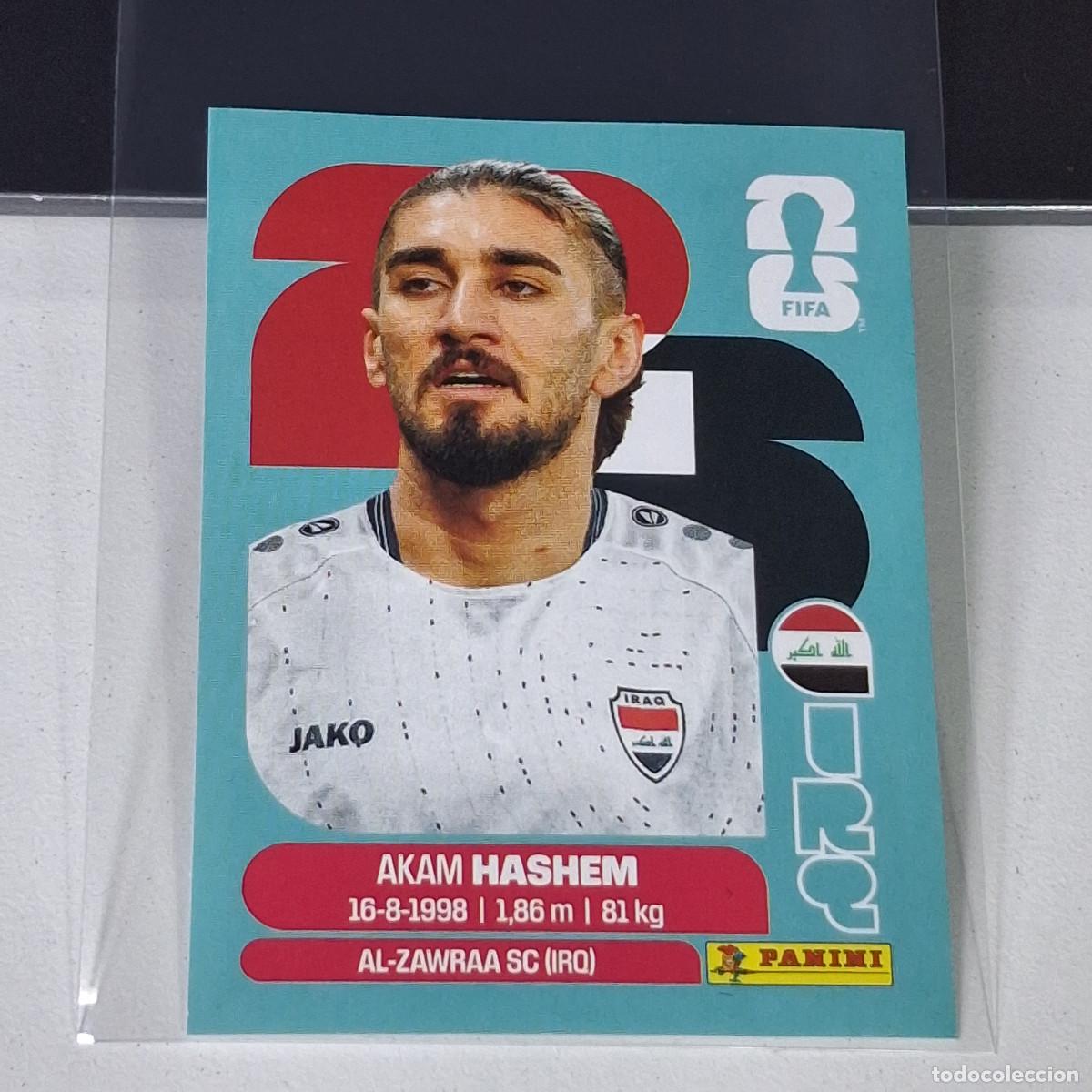 Cromos de Futebol: B13 IRQ 5 IRQ5 AKAM HASHEM IRAQ MUNDIAL FIFA WORLD CUP 2026 STICKER PANINI