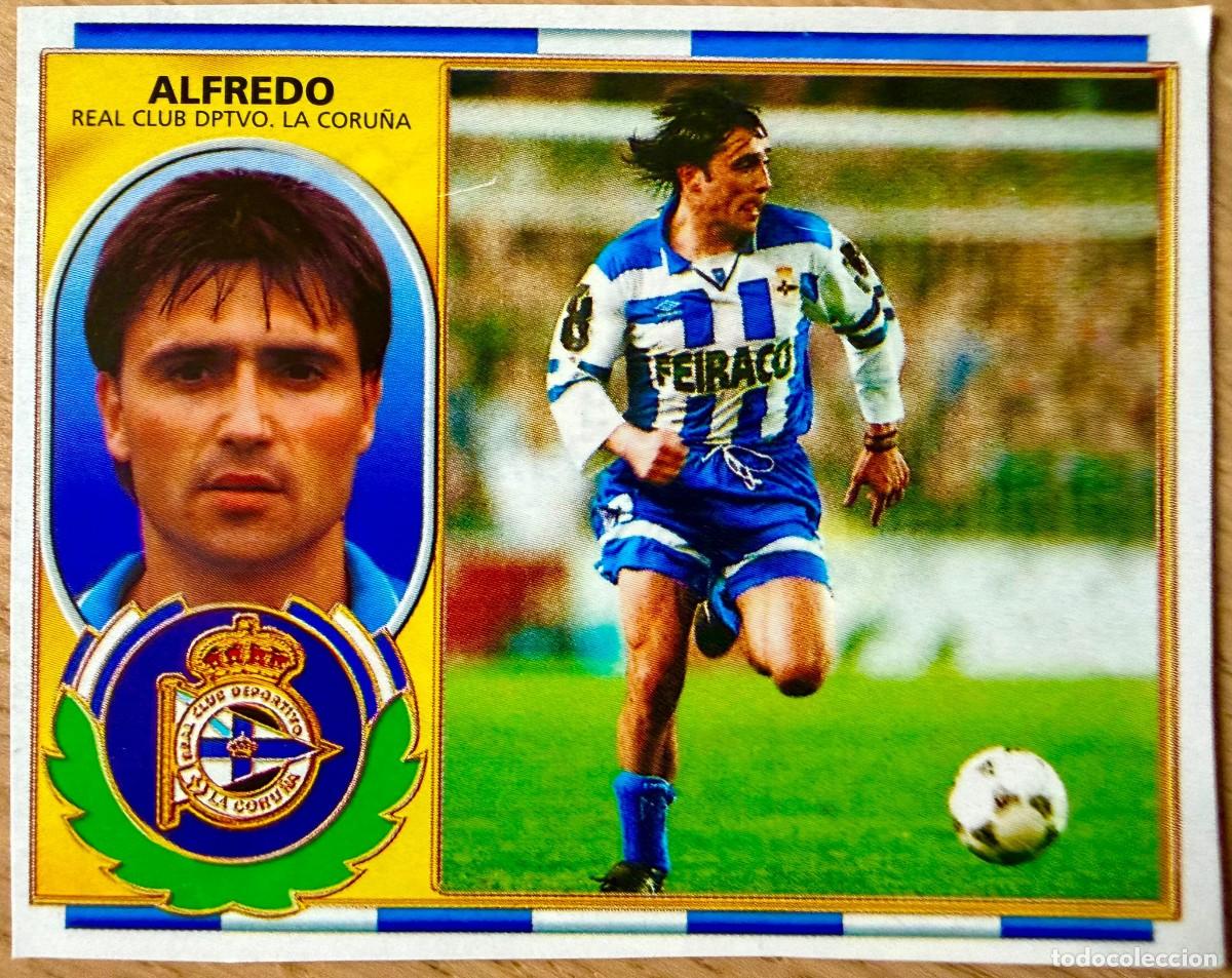 Cromos de F&uacute;tbol: ALFREDO DEPORTIVO CORU&Ntilde;A 96 97 1996 1997 LIGA EDICIONES ESTE RECORTADO STICKER