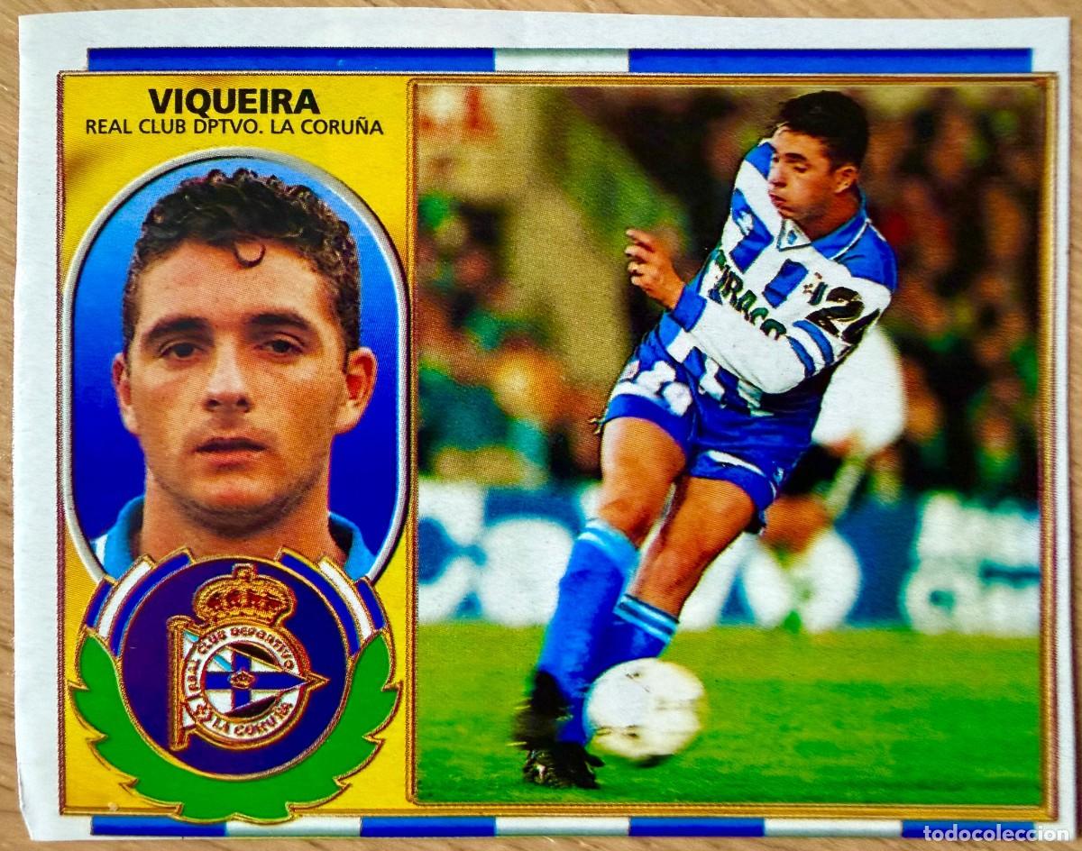 Cromos de F&uacute;tbol: VIQUEIRA DEPORTIVO CORU&Ntilde;A 96 97 1996 1997 LIGA EDICIONES ESTE RECORTADO STICKER