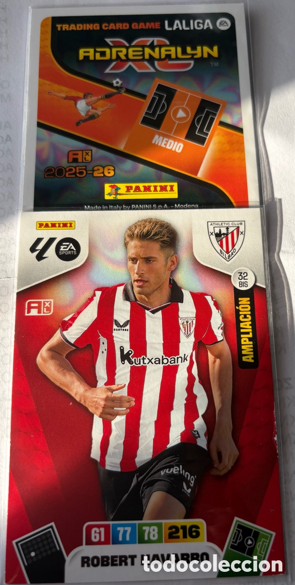 Cromos de F&uacute;tbol: ADRENALYN 25-26 BILBAO 32 BIS