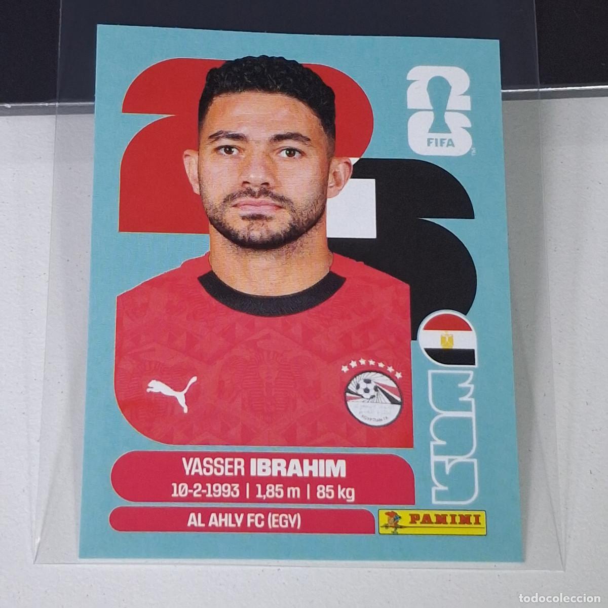 Cromos de F&uacute;tbol: B13 EGY 5 EGY5 YASSER IBRAHIM EGYPTO EGY EGYPT MUNDIAL FIFA WORLD CUP 2026 STICKER PANINI