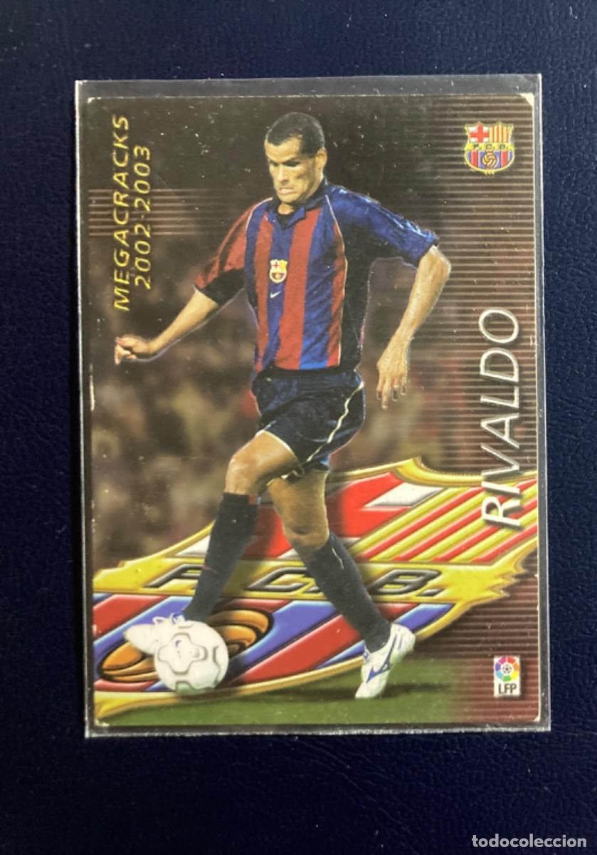 Cromos de F&uacute;tbol: RIVALDO N&ordm; 379 BARCELONA PANINI MEGACRACKS MEGAFICHAS Liga 02 03 2002 2003 BAJA