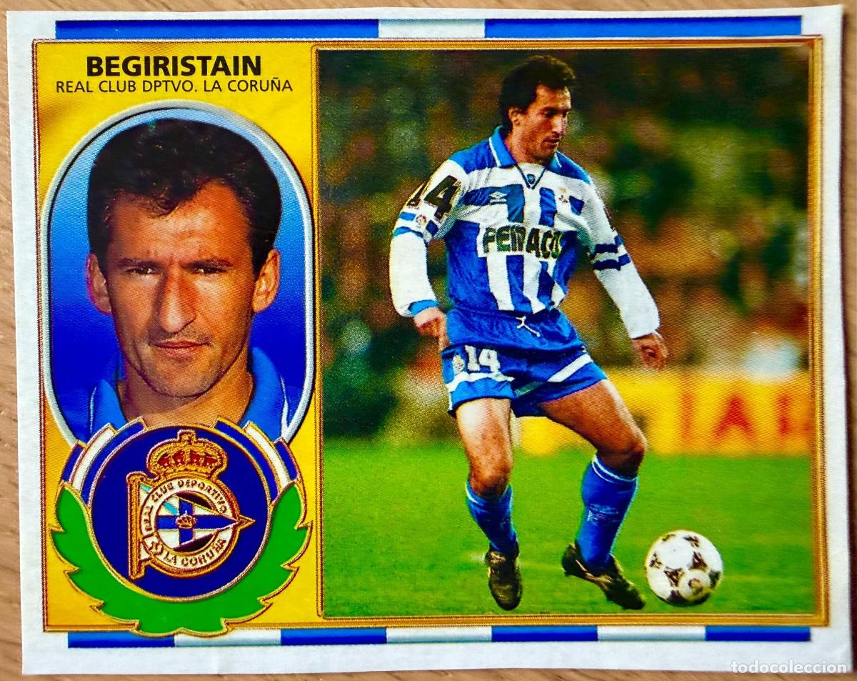 Cromos de F&uacute;tbol: BEGIRISTAIN DEPORTIVO CORU&Ntilde;A 96 97 1996 1997 LIGA EDICIONES ESTE RECORTADO STICKER