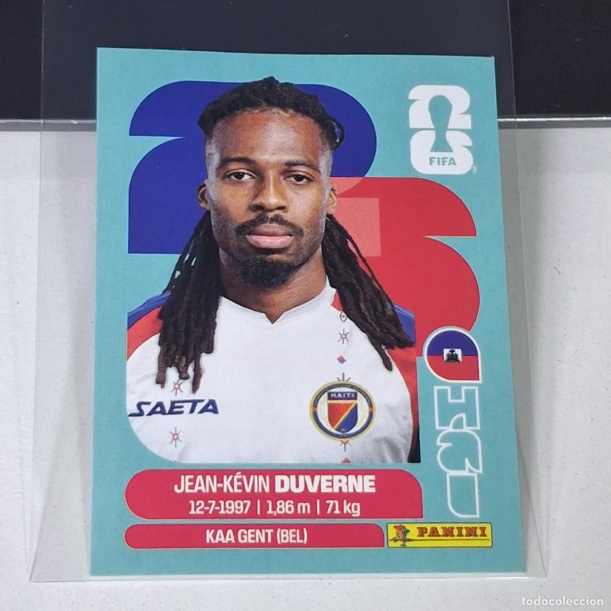 Cromos de F&uacute;tbol: B13 HAI 5 HAI5 JEAN KEVIN DUVERNE HAITI MUNDIAL FIFA WORLD CUP 2026 STICKER PANINI