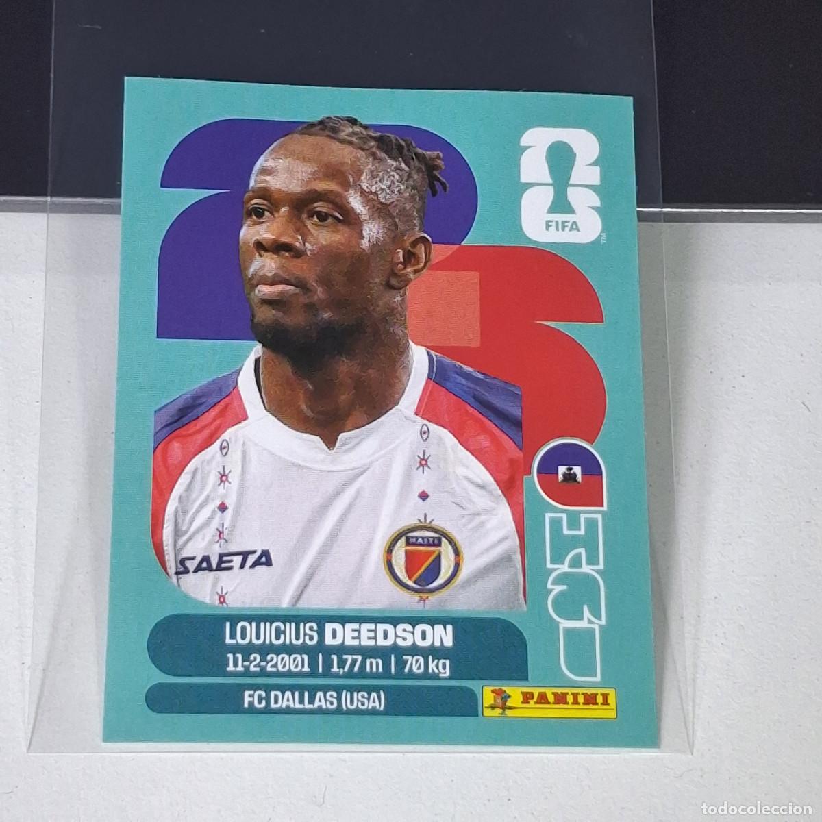 Cromos de F&uacute;tbol: B13 HAI 19 HAI19 LOUICIUS DEEDSON HAITI MUNDIAL FIFA WORLD CUP 2026 STICKER PANINI