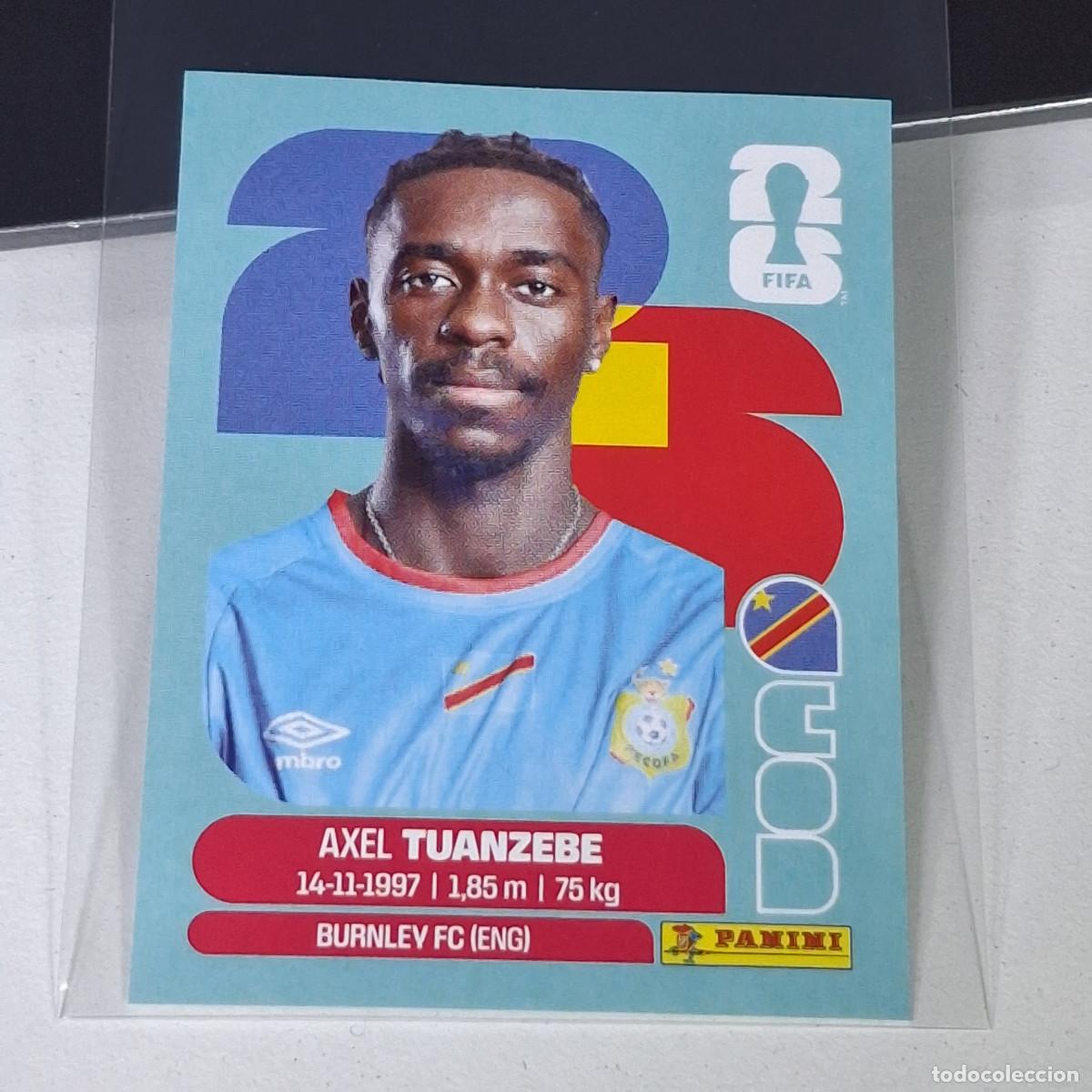 Cromos de F&uacute;tbol: B13 COD 4 COD4 AXEL TUANZEBE REPUBLICA CONGO MUNDIAL FIFA WORLD CUP 2026 STICKER PANINI