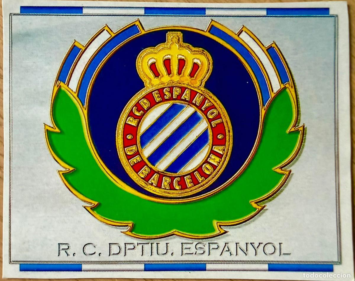 Cromos de F&uacute;tbol: ESCUDO ESPANYOL ESPA&Ntilde;OL 96 97 1996 1997 LIGA EDICIONES ESTE RECORTADO STICKER