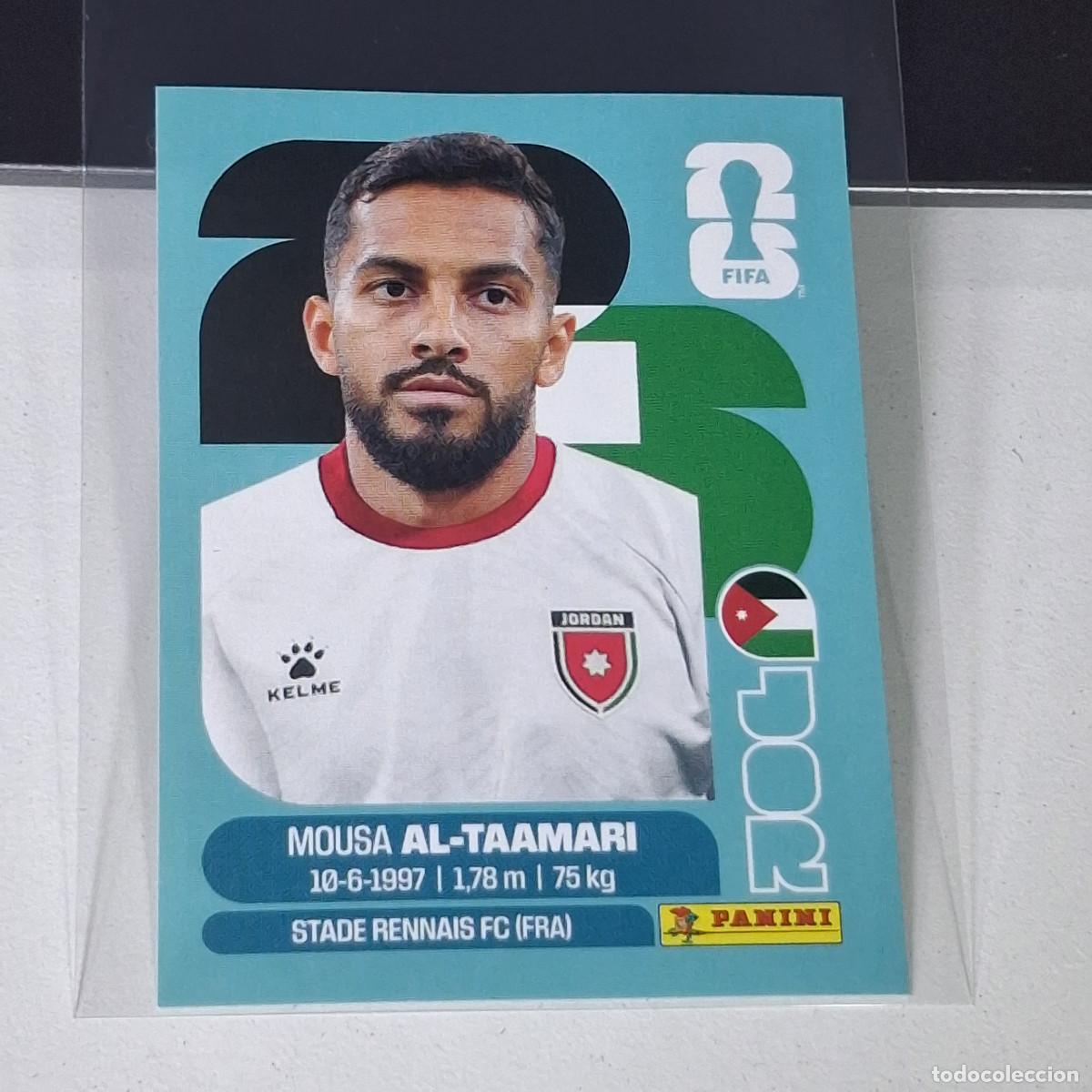 Cromos de F&uacute;tbol: B13 JOR 15 JOR15 MOUSA AL-TAAMARI JORDANIA MUNDIAL FIFA WORLD CUP 2026 STICKER PANINI