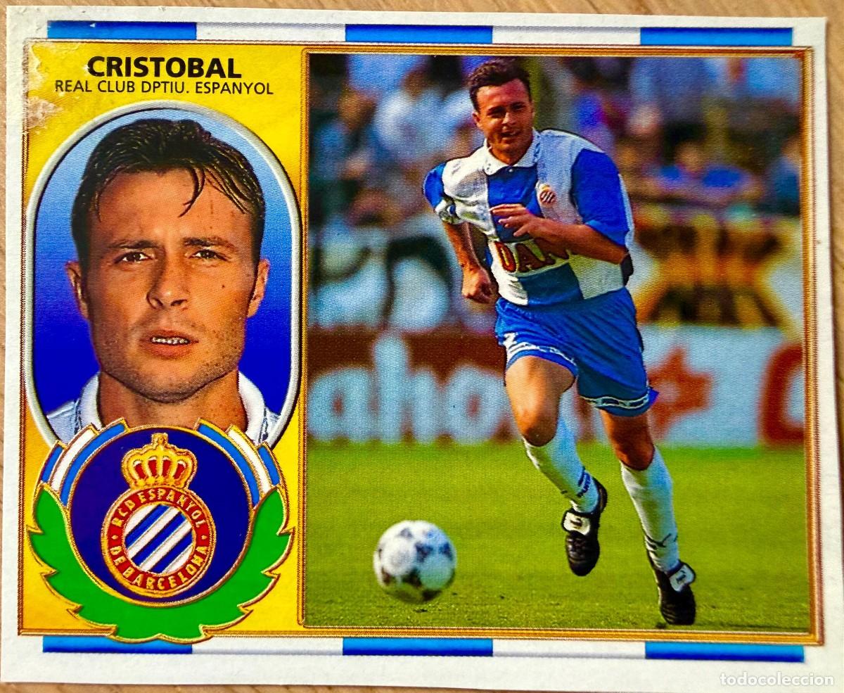 Cromos de F&uacute;tbol: CRISTOBAL ESPANYOL ESPA&Ntilde;OL 96 97 1996 1997 LIGA EDICIONES ESTE RECORTADO STICKER