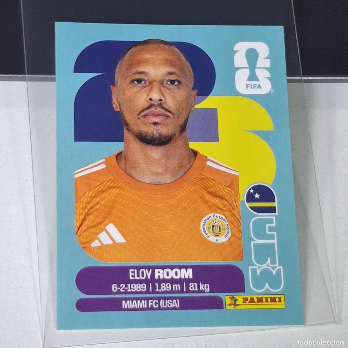 Cromos de F&uacute;tbol: B13 CUW 2 CUW2 ELOY ROOM CURACAO MUNDIAL FIFA WORLD CUP 2026 STICKER PANINI