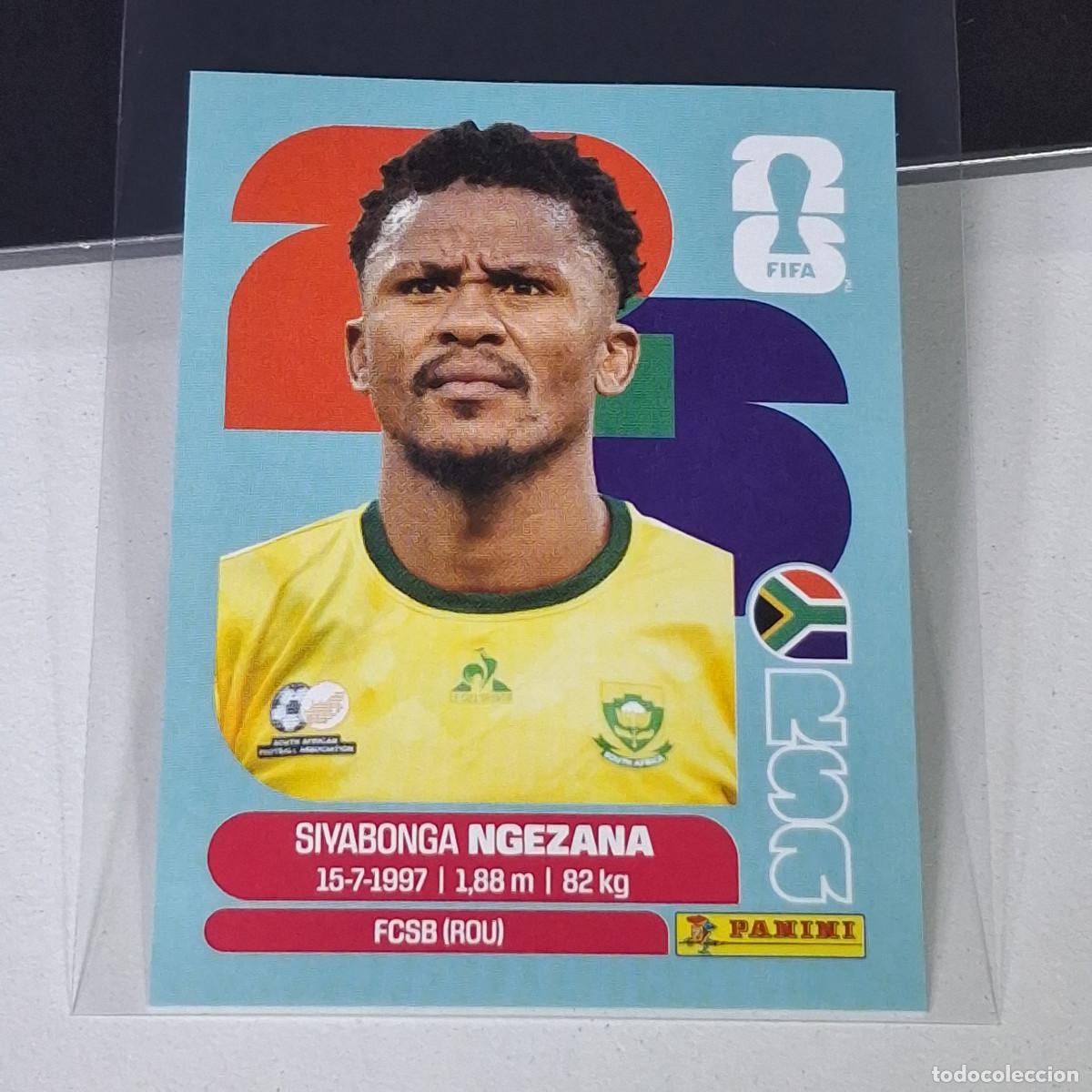 Cromos de F&uacute;tbol: B13 RSA 8 RSA8 SIYABONGA NGEZANA SUDAFRICA SOUTH AFRIKA MUNDIAL FIFA WORLD CUP 2026 STICKER PANINI