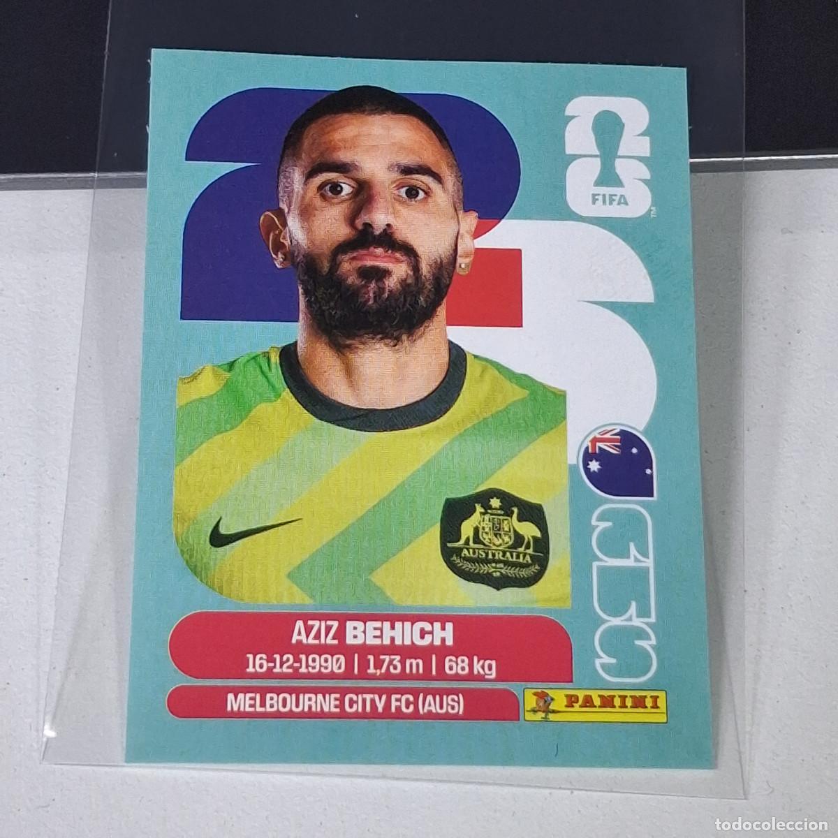 Cromos de F&uacute;tbol: B13 AUS 7 AUS7 AZISZ BEHICH AUSTRALIA MUNDIAL FIFA WORLD CUP 2026 STICKER PANINI
