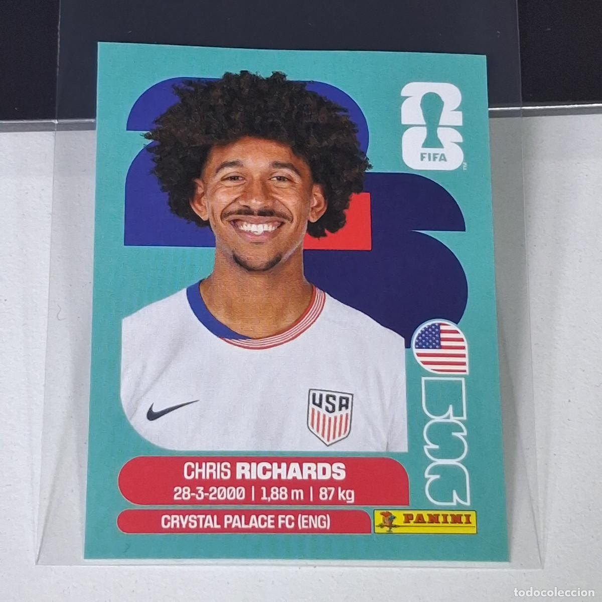 Football Stickers: B13 USA 3 USA3 CHRIS RICHARDS USA MUNDIAL FIFA WORLD CUP 2026 STICKER PANINI