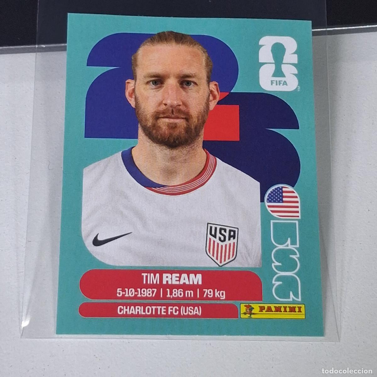 Football Stickers: B13 USA 4 USA4 TIM REAM USA MUNDIAL FIFA WORLD CUP 2026 STICKER PANINI