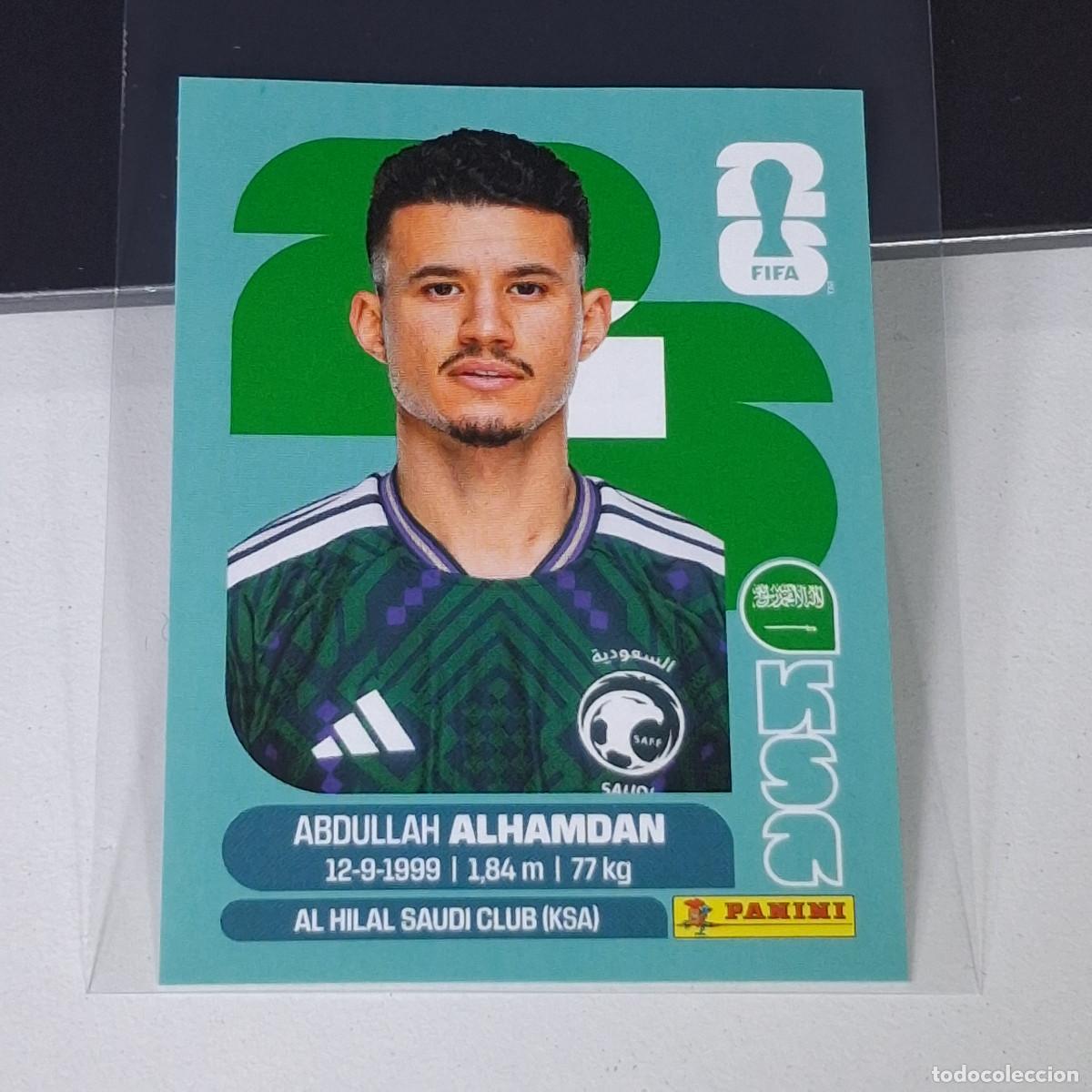 Fu&szlig;ball-Sticker: B13 KSA20 ABDULLAH AL-HAMDAN 20 KSA ARABIA SAUDI MUNDIAL FIFA WORLD CUP 2026 STICKER PANINI