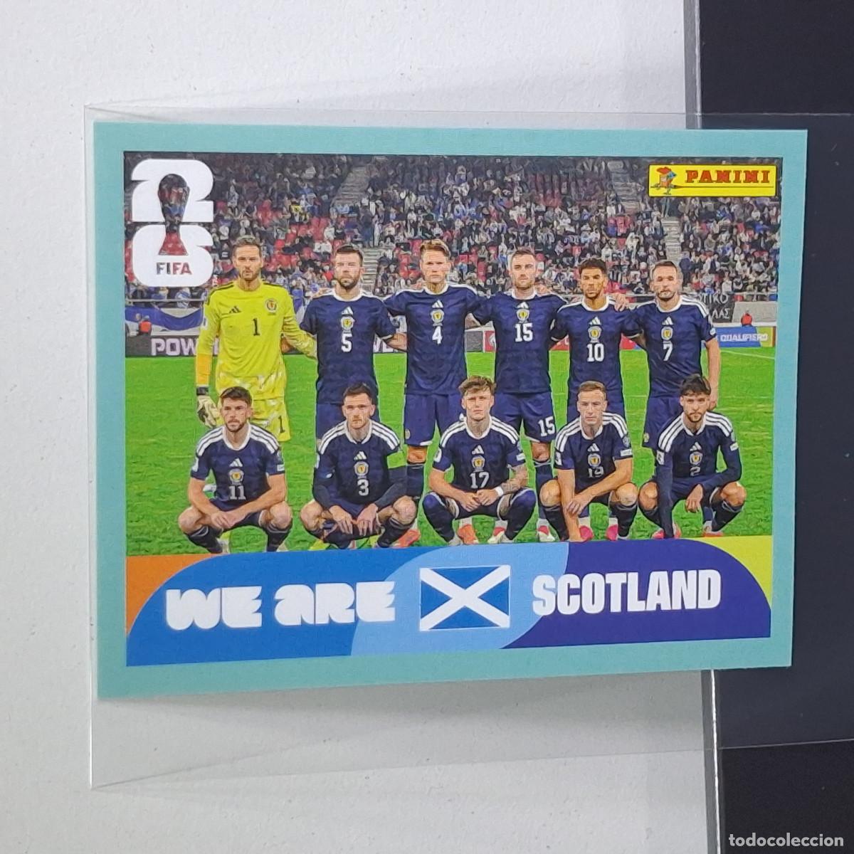 Fu&szlig;ball-Sticker: B13 SCO 13 SCO13 PLANTILLA ESCOCIA TEAM SCOTLAND SCO MUNDIAL FIFA WORLD CUP 2026 STICKER PANINI