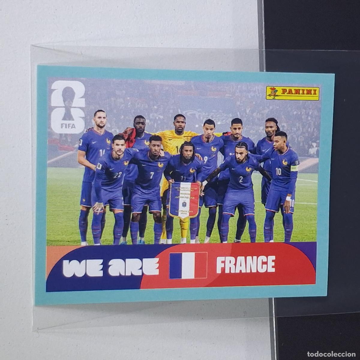 Football Stickers: B13 FRA13 TEAM PHOTO EQUIPO 13 FRANCIA FRANCE PLANTILLA MUNDIAL FIFA WORLD CUP 2026 STICKER PANINI