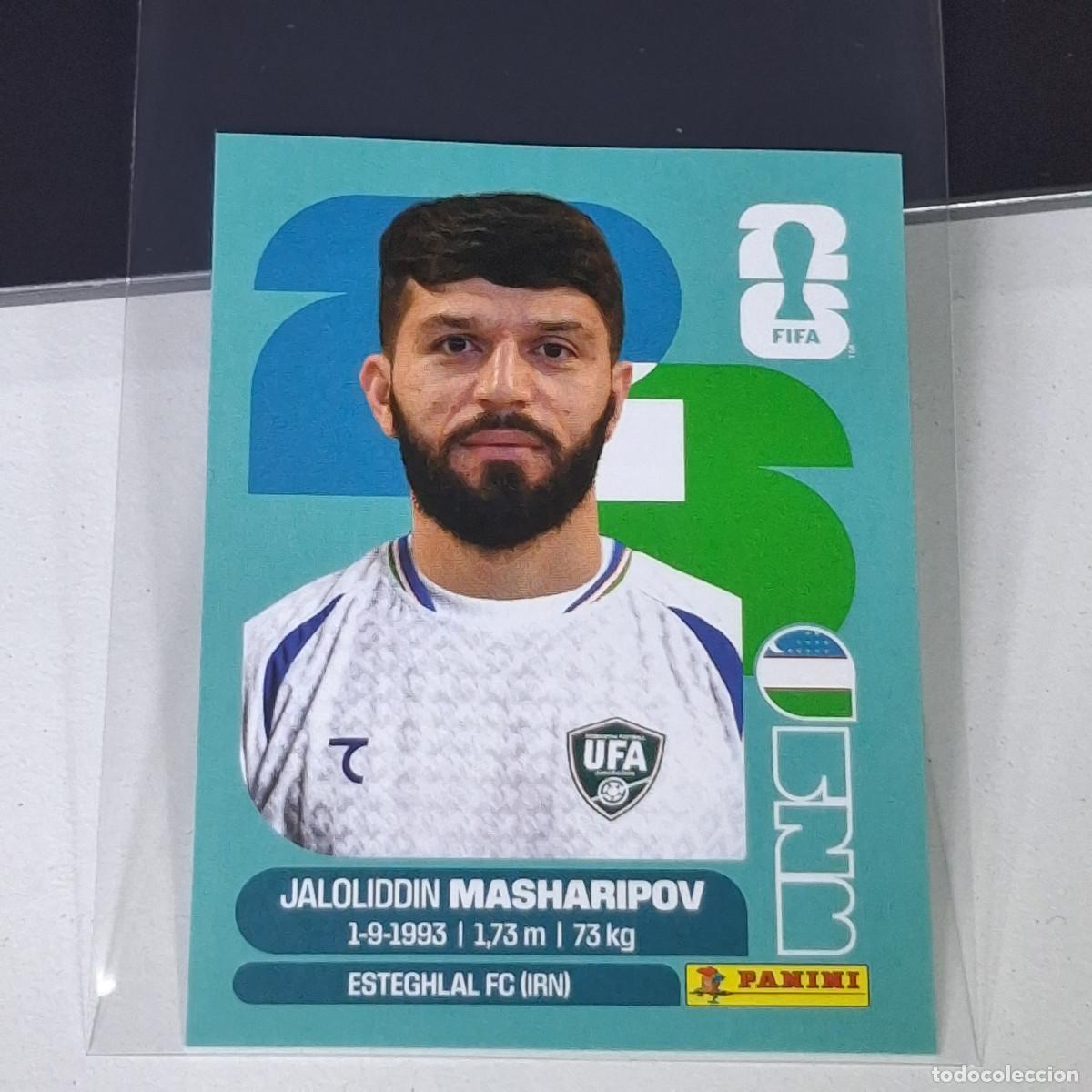 Football Stickers: B13 UZB 18 UZB18 JALOLIDDIN MASHARIPOV UZBEKISTAN MUNDIAL FIFA WORLD CUP 2026 STICKER PANINI