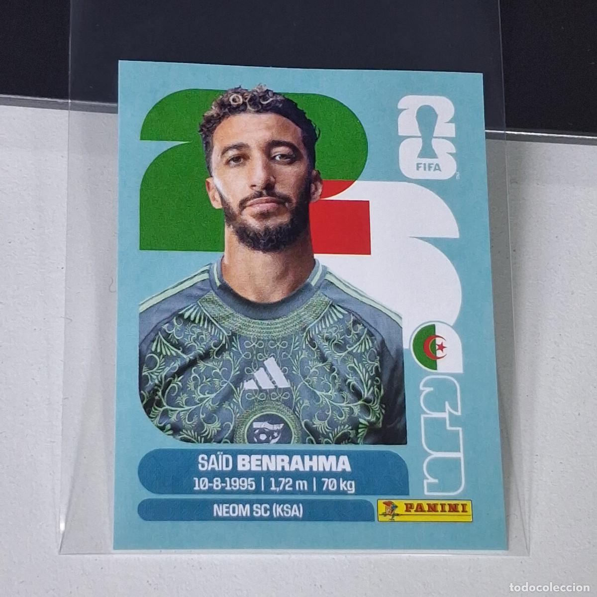 Football Stickers: B13 ALG 16 ALG16 SAID BENRAHMA ARGELIA ALGERIA MUNDIAL FIFA WORLD CUP 2026 STICKER PANINI