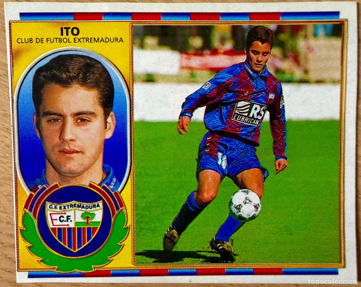 Figurine di Calcio: ITO EXTREMADURA 96 97 1996 1997 LIGA EDICIONES ESTE RECORTADO STICKER
