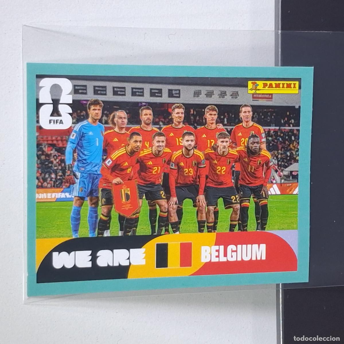 Figurine di Calcio: B13 BEL 13 BEL13 PLANTILLA BELGICA TEAM BELGIUM MUNDIAL FIFA WORLD CUP 2026 STICKER PANINI