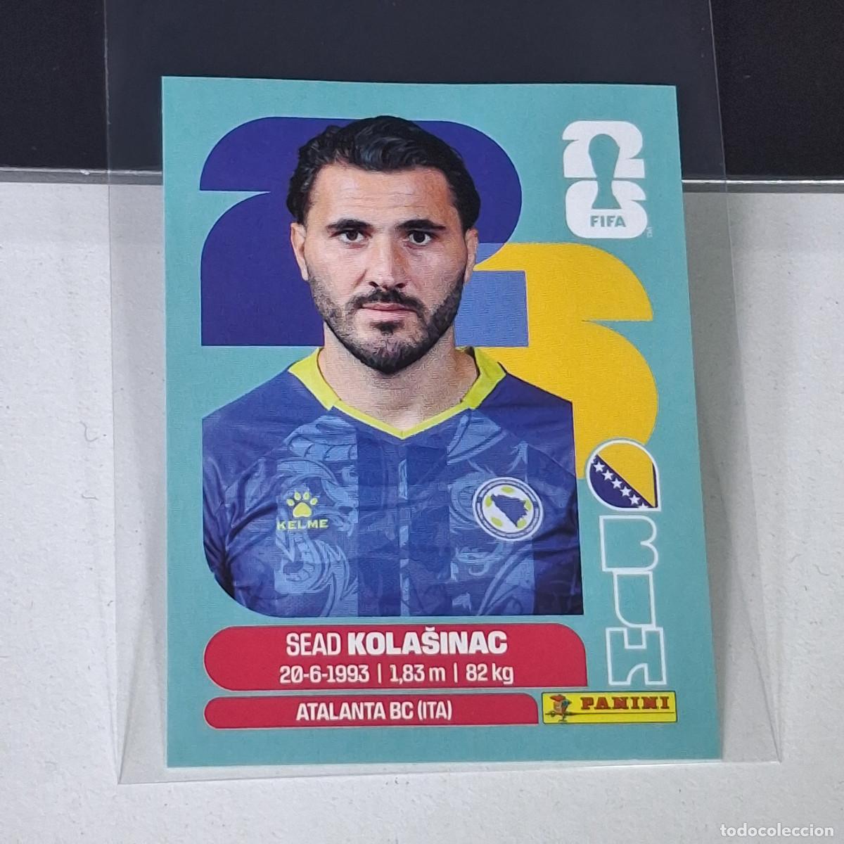 Fu&szlig;ball-Sticker: B13 BIH4 SEAD KOLA&Scaron;INAC 4 BOSNIA HERZEGOVINA MUNDIAL FIFA WORLD CUP 2026 STICKER PANINI