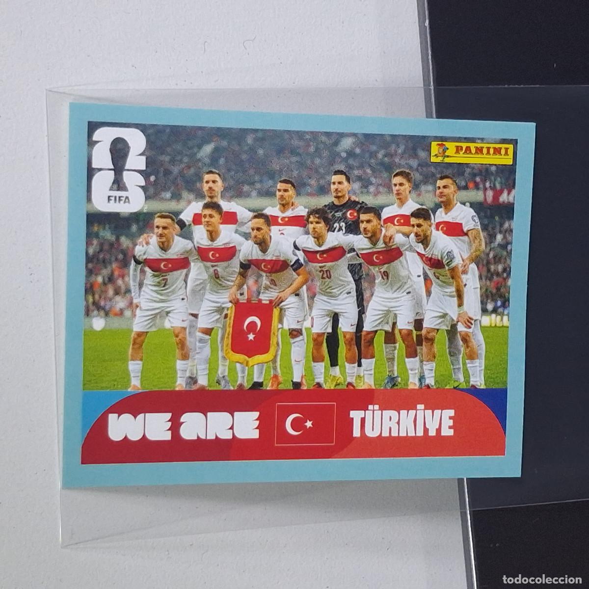 Fu&szlig;ball-Sticker: B13 TUR 13 TUR13 PLANTILLA TURQUIA TURQUEY TEAM MUNDIAL FIFA WORLD CUP 2026 STICKER PANINI