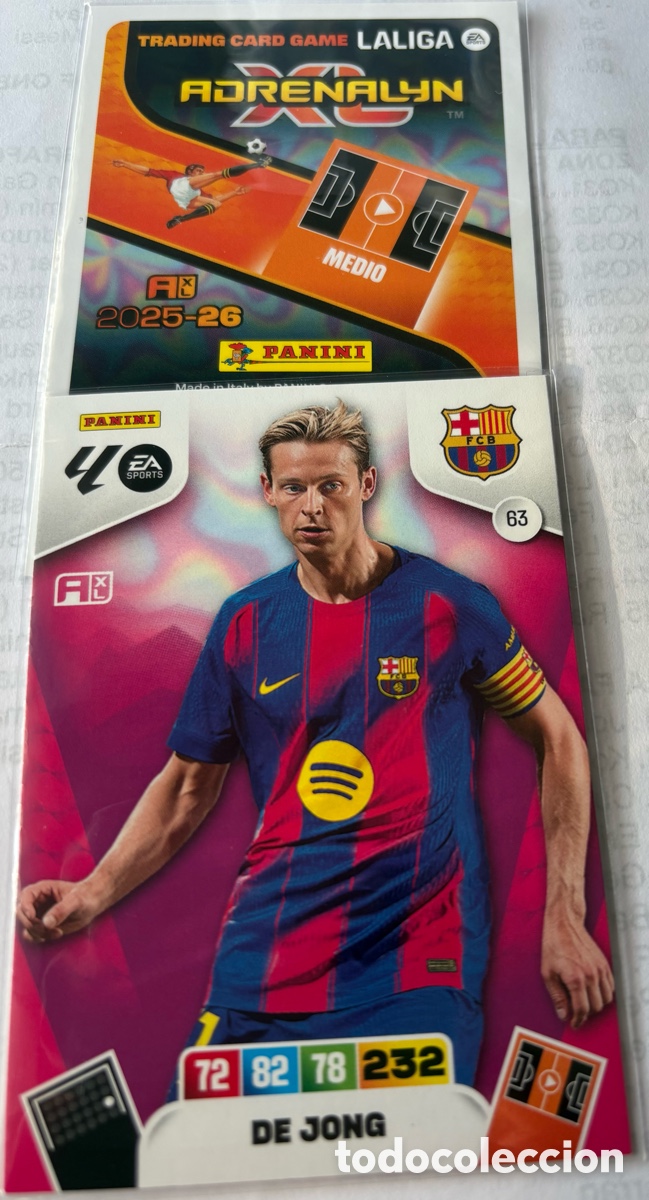 Cromos de F&uacute;tbol: ADRENALYN 25-26 FCB 63