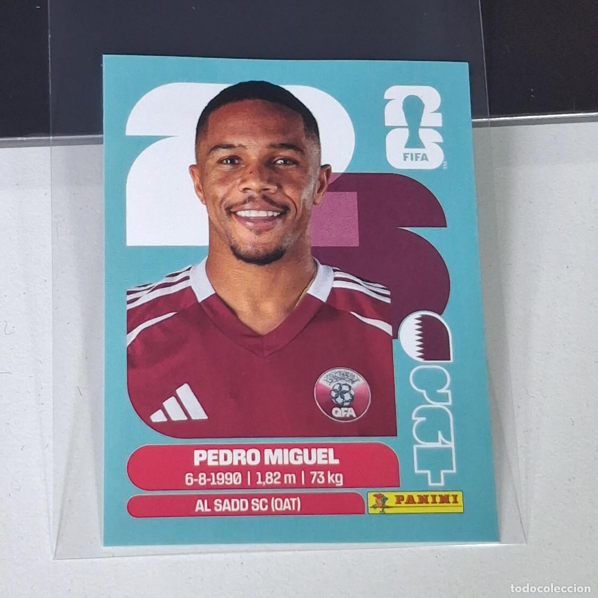 Cromos de F&uacute;tbol: B13 QAT 7 QAT7 PEDRO MIGUEL QATAR MUNDIAL FIFA WORLD CUP 2026 STICKER PANINI