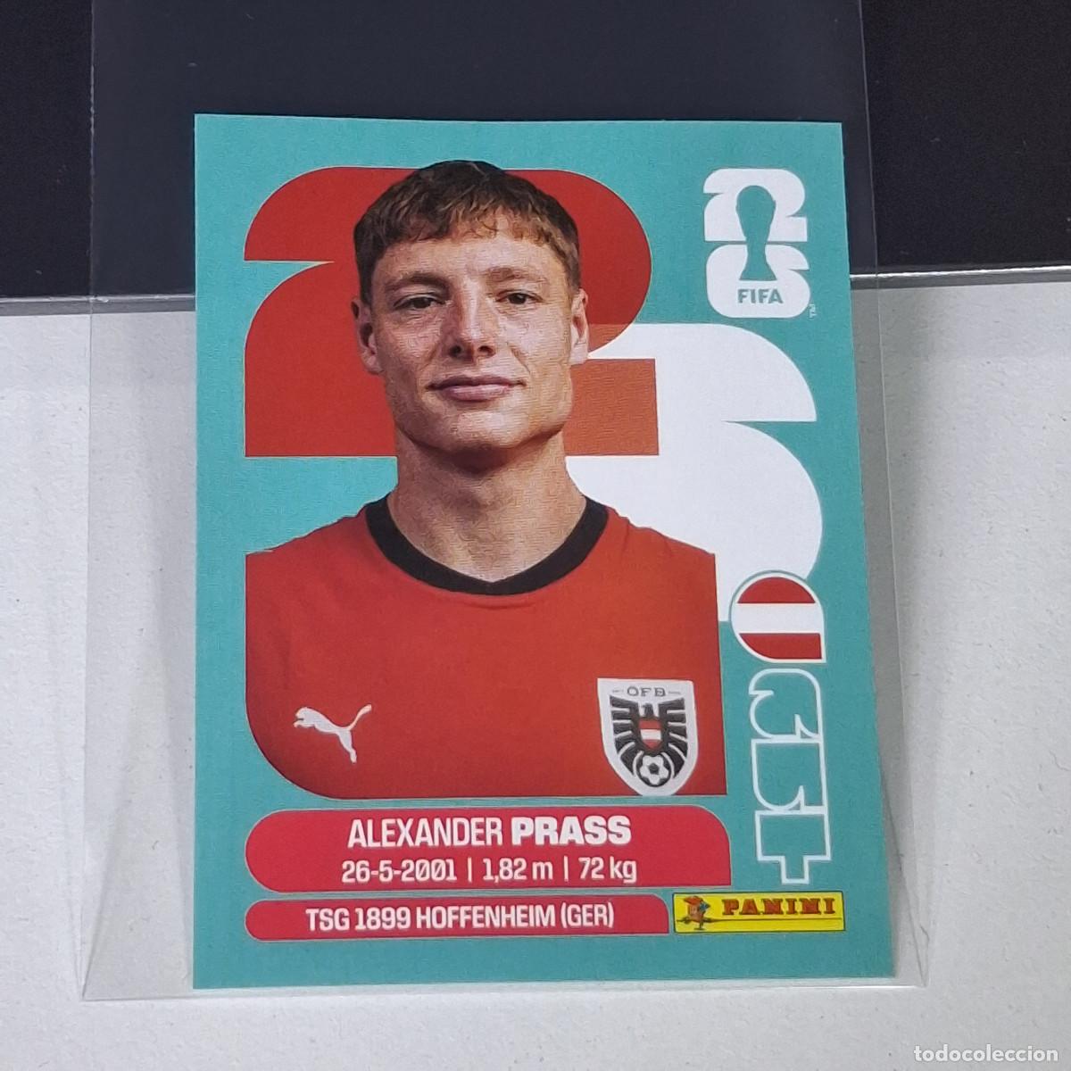 Cromos de F&uacute;tbol: B13 AUT 9 AUT9 ALEXANDER PRASS AUSTRIA MUNDIAL FIFA WORLD CUP 2026 STICKER PANINI