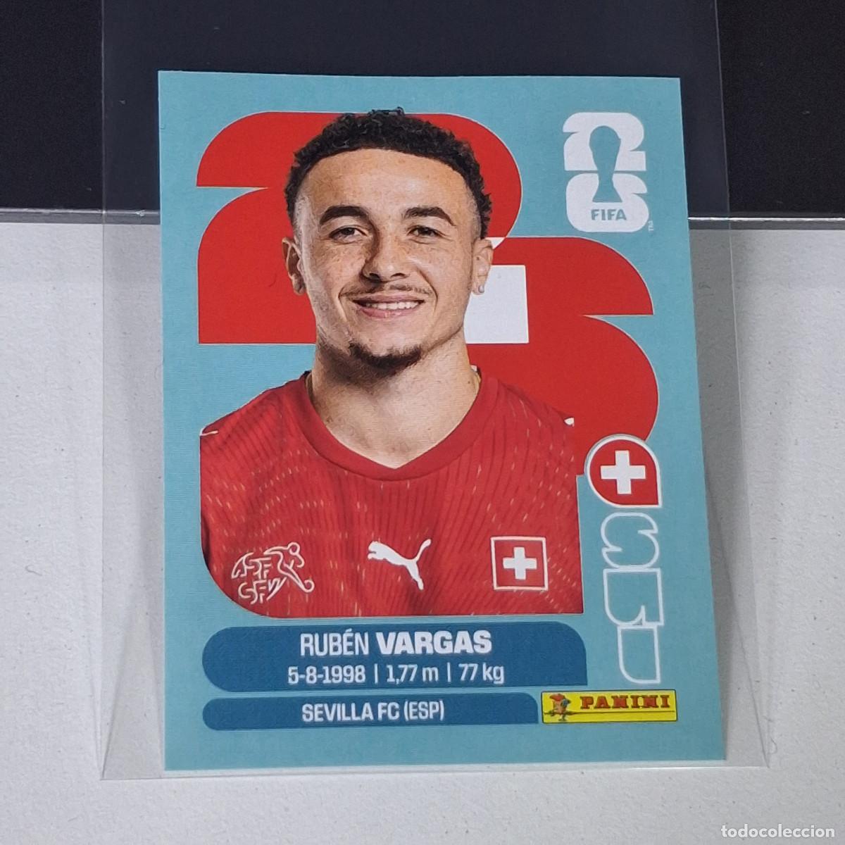 Cromos de F&uacute;tbol: B13 SUI18 RUB&Eacute;N VARGAS 18 SUIZA SWITZERLAND MUNDIAL FIFA WORLD CUP 2026 STICKER PANINI
