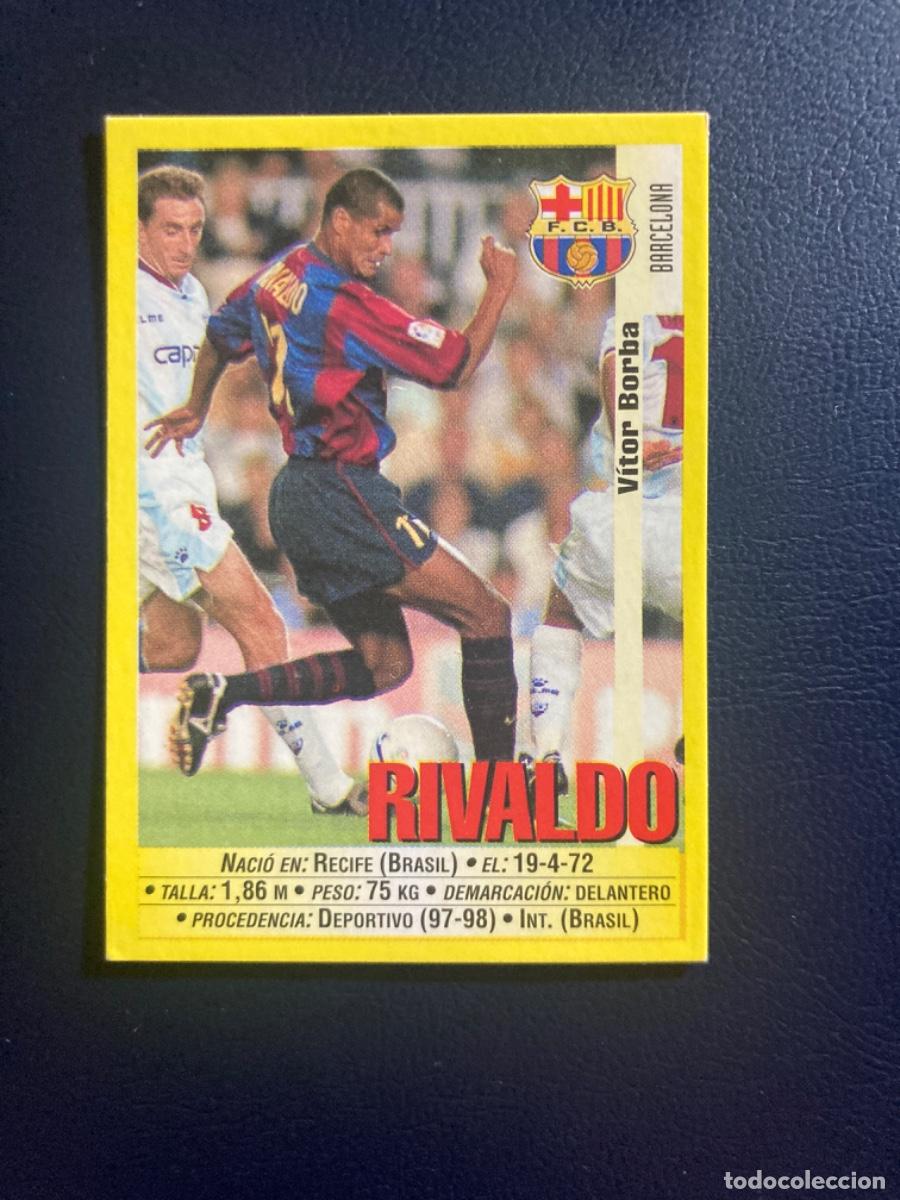 Cromos de F&uacute;tbol: 15 RIVALDO BARCELONA PANINI LIGA 1999 2000 99 00 SIN PEGAR