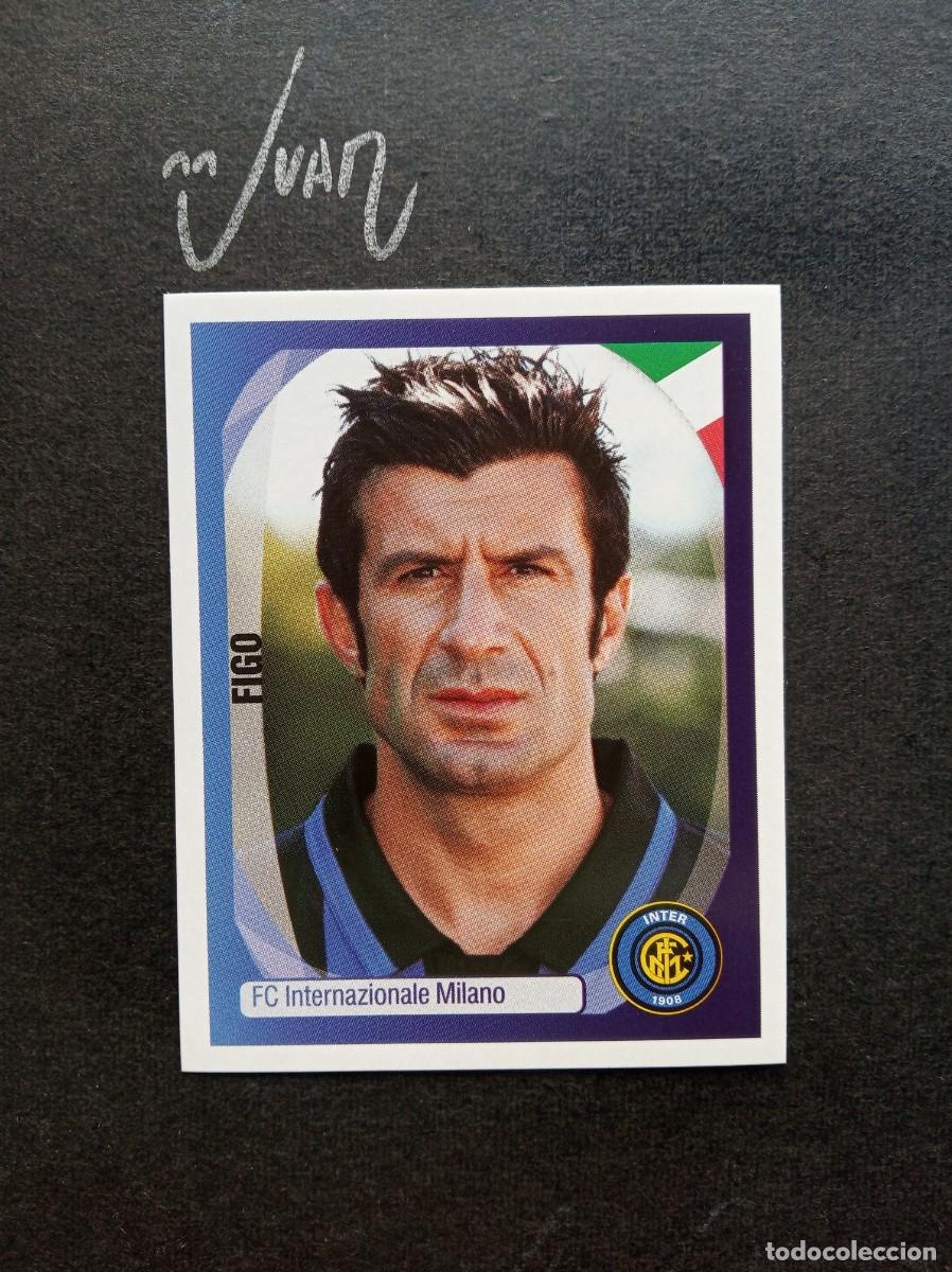 Football Stickers: N&ordm; 172 FIGO INTER MILAN PORTUGAL ⚽ PANINI &reg; UEFA CHAMPIONS LEAGUE 2007 2008 07 08 SIN PEGAR NUEVO