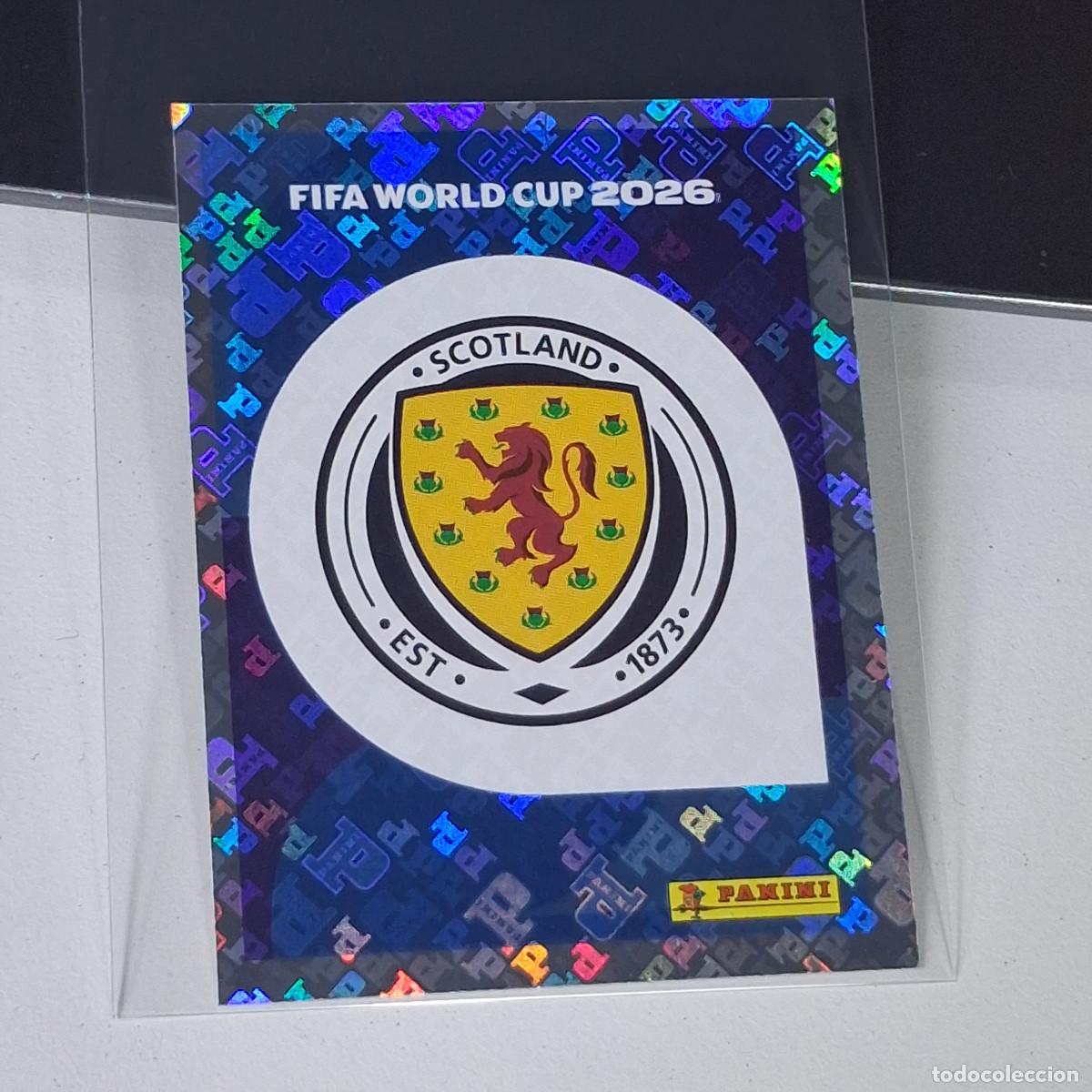 Figurine di Calcio: B13 SCO1 SCO 1 ESCUDO LOGO BADGE ESCOCIA / SCOTLAND MUNDIAL FIFA WORLD CUP 2026 STICKER PANINI