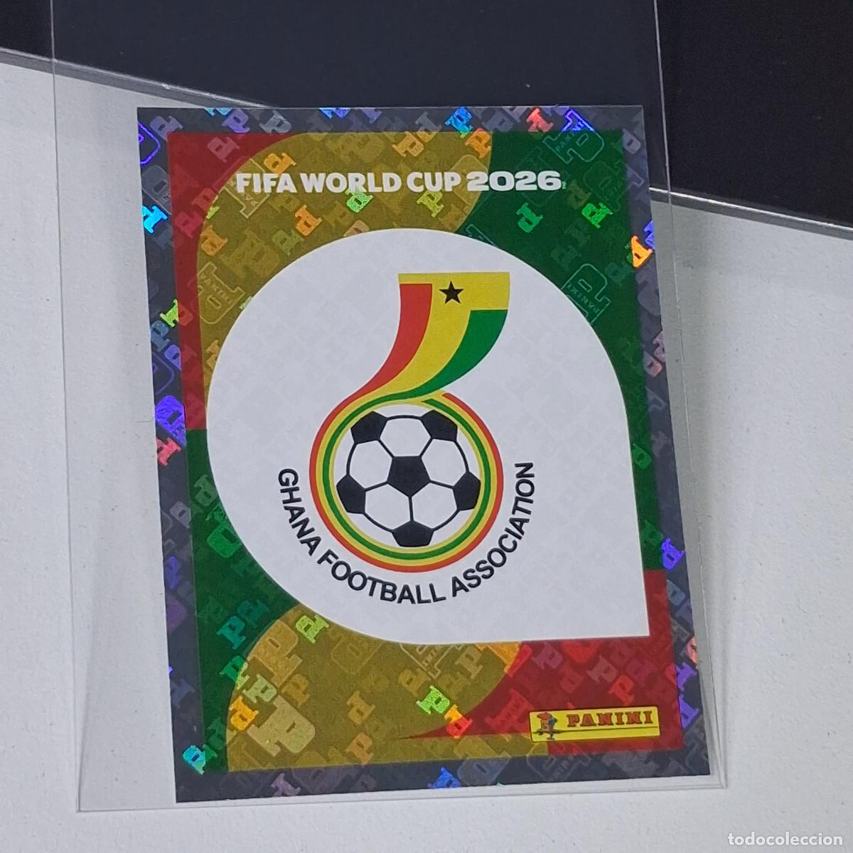 Figurine di Calcio: B13 GHA1 GHA 1 ESCUDO LOGO BADGE GHANA MUNDIAL FIFA WORLD CUP 2026 STICKER PANINI