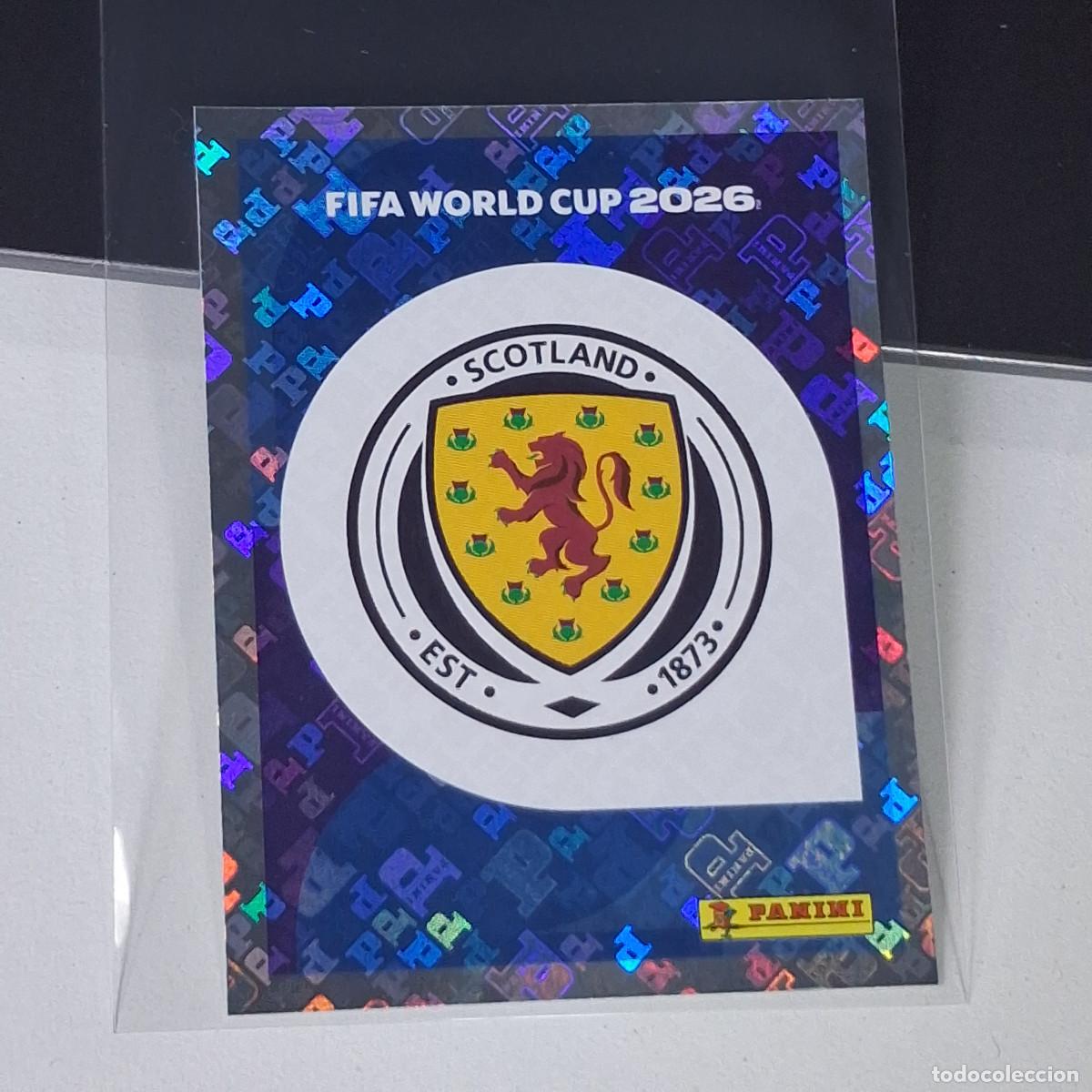 Fu&szlig;ball-Sticker: B13 SCO1 SCO 1 ESCUDO LOGO BADGE ESCOCIA / SCOTLAND MUNDIAL FIFA WORLD CUP 2026 STICKER PANINI