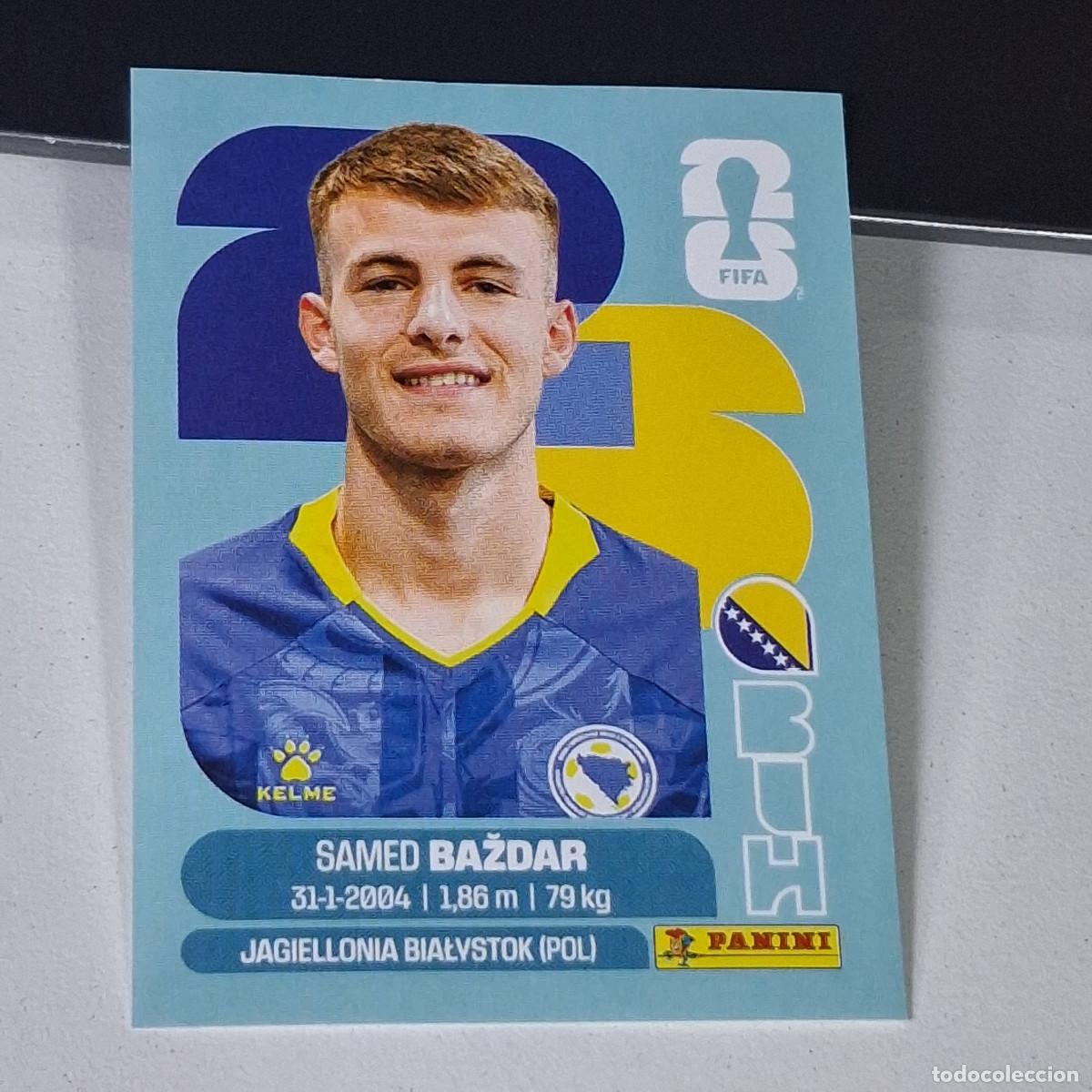 Figurine di Calcio: B14 BIH19 SAMED BAZDAR 19 BOSNIA HERZEGOVINA BIH MUNDIAL FIFA WORLD CUP 2026 STICKER PANINI