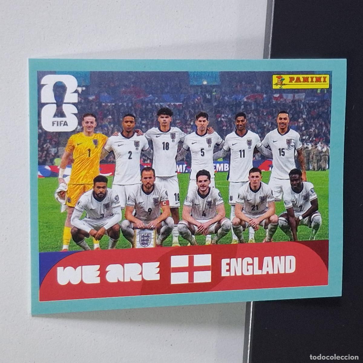 Fu&szlig;ball-Sticker: B14 ENG13 TEAM PHOTO EQUIPO 13 INGLATERRA ENGLAND ENG MUNDIAL FIFA WORLD CUP 2026 STICKER PANINI