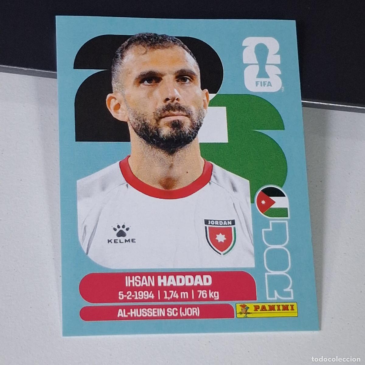 Cromos de Futebol: B14 JOR 3 JOR3 IHSAN HADDAD JORDANIA JOR MUNDIAL FIFA WORLD CUP 2026 STICKER PANINI