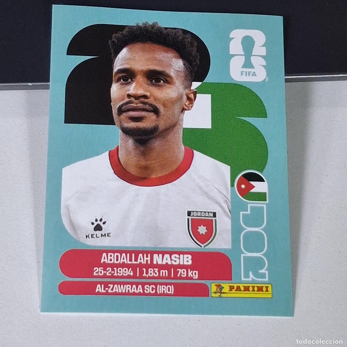 Cromos de Futebol: B14 JOR6 ABDALLAH NASIB 6 JORDANIA JOR MUNDIAL FIFA WORLD CUP 2026 STICKER PANINI