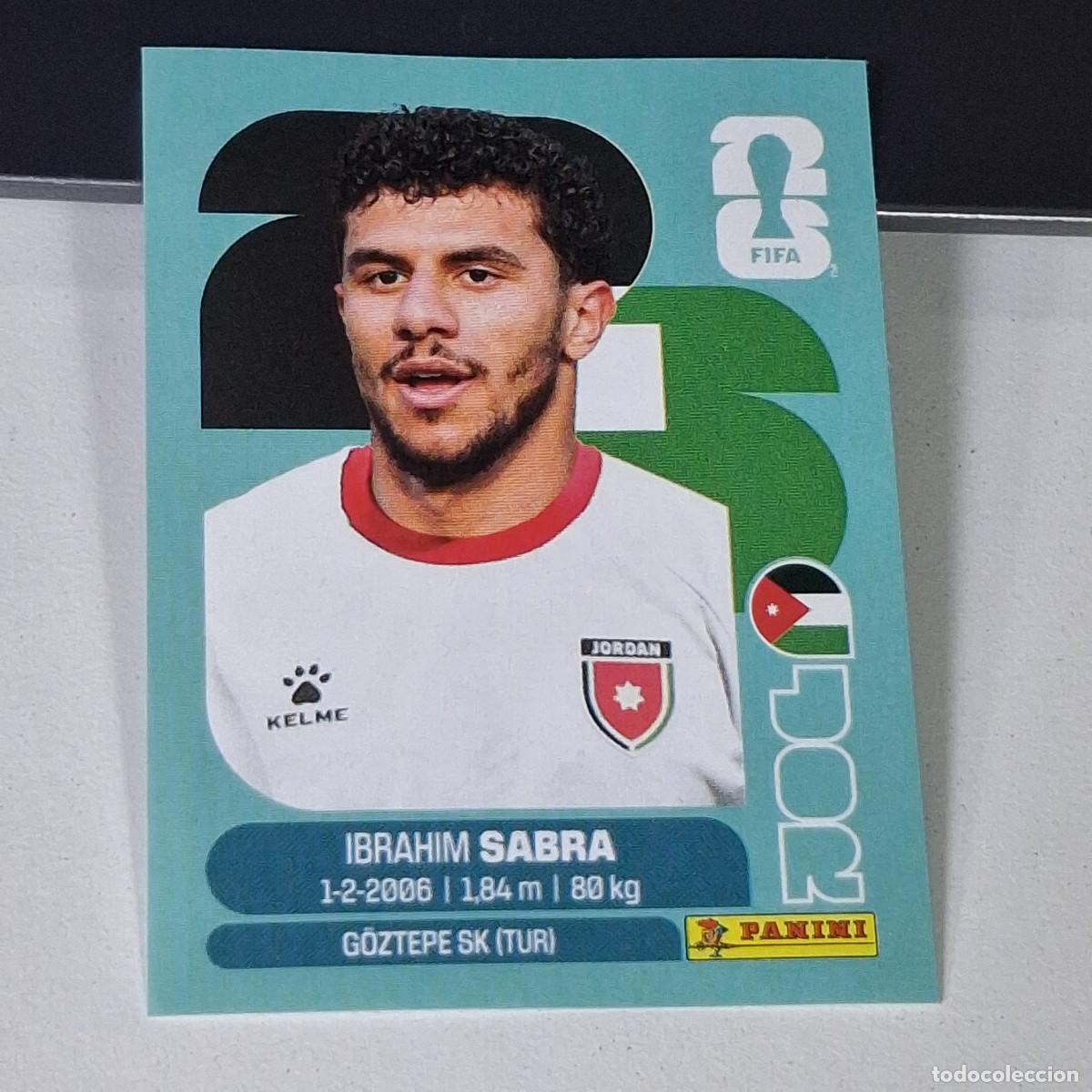 Cromos de F&uacute;tbol: B14 JOR20 IBRAHIM SABRA 20 JORDANIA JOR MUNDIAL FIFA WORLD CUP 2026 STICKER PANINI