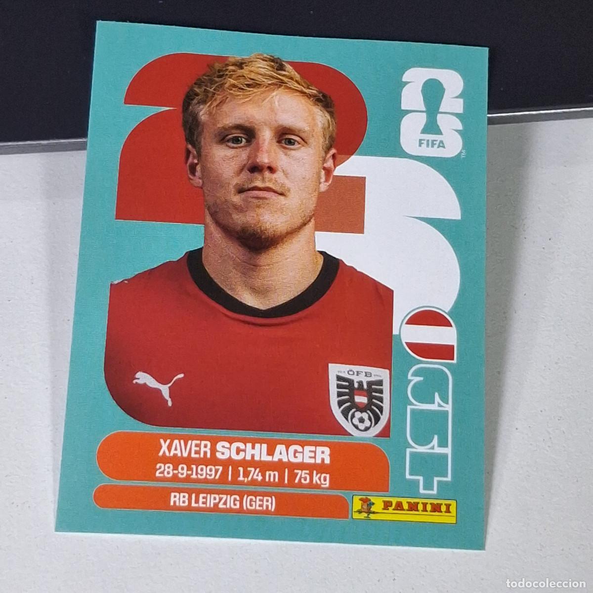 Fu&szlig;ball-Sticker: B14 AUT10 XAVIER SCHLAGER 10 AUSTRIA AUT MUNDIAL FIFA WORLD CUP 2026 STICKER PANINI