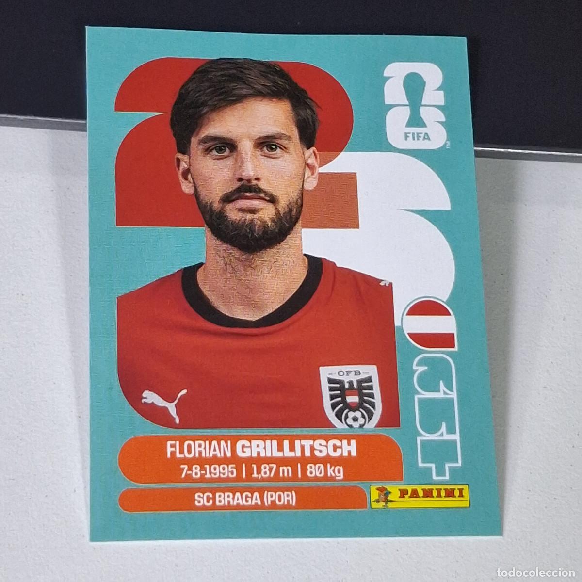 Cromos de F&uacute;tbol: B14 AUT14 FLORIAN GRILLITSCH 14 AUSTRIA AUT MUNDIAL FIFA WORLD CUP 2026 STICKER PANINI