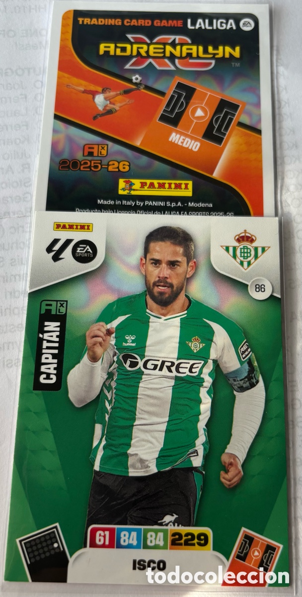 Cromos de F&uacute;tbol: ADRENALYN 25-26 BETIS 86