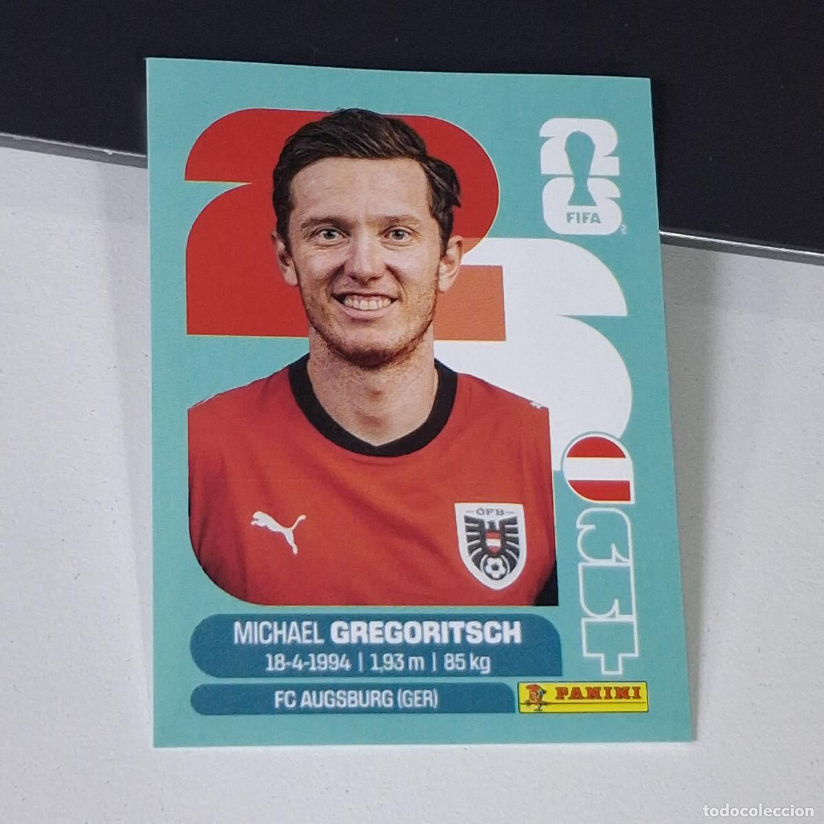 Cromos de F&uacute;tbol: B14 AUT19 MICHAEL GREGORITSCH 19 AUSTRIA AUT MUNDIAL FIFA WORLD CUP 2026 STICKER PANINI