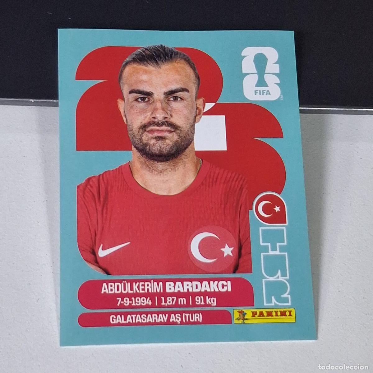 Cromos de F&uacute;tbol: B14 TUR 5 TUR5 ABDULKERIM BARDAKCI TURQUIA TURQUEY MUNDIAL FIFA WORLD CUP 2026 STICKER PANINI