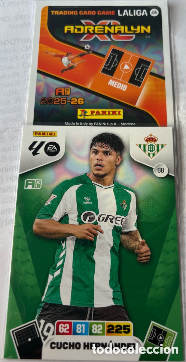 Cromos de F&uacute;tbol: ADRENALYN 25-26 BETIS 88