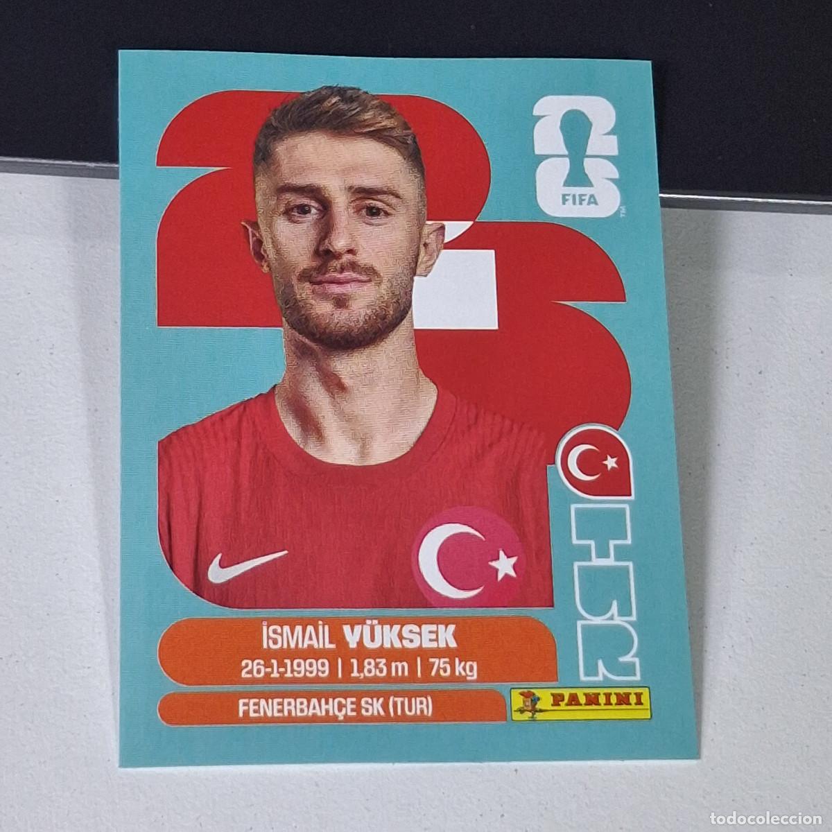Cromos de F&uacute;tbol: B14 TUR10 İSMAİL Y&Uuml;KSEK 10 TURQU&Iacute;A TURQUEY TUR MUNDIAL FIFA WORLD CUP 2026 STICKER PANINI