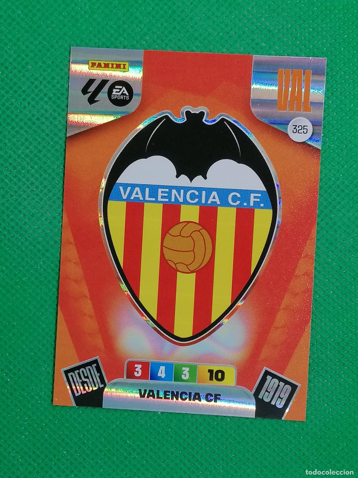 Cromos de F&uacute;tbol: 325 ESCUDO VALENCIA ⚽ LIGA ADRENALYN XL 2025 2026 25 26 ⚽