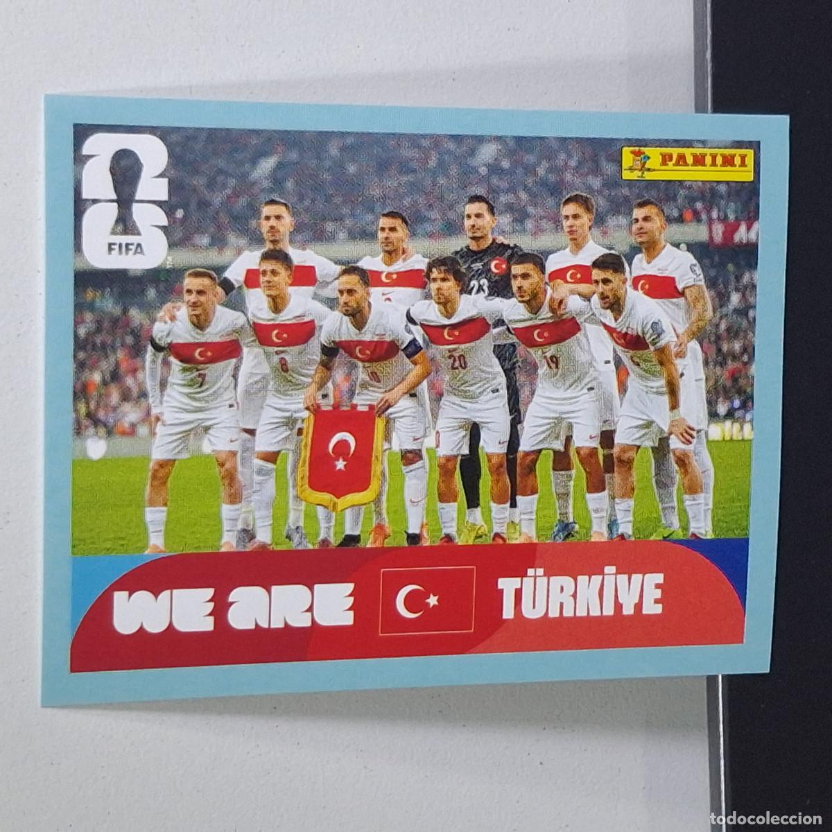 Cromos de F&uacute;tbol: B14 TUR 13 TUR13 PLANTILLA TURQUIA TURQUEY TEAM MUNDIAL FIFA WORLD CUP 2026 STICKER PANINI